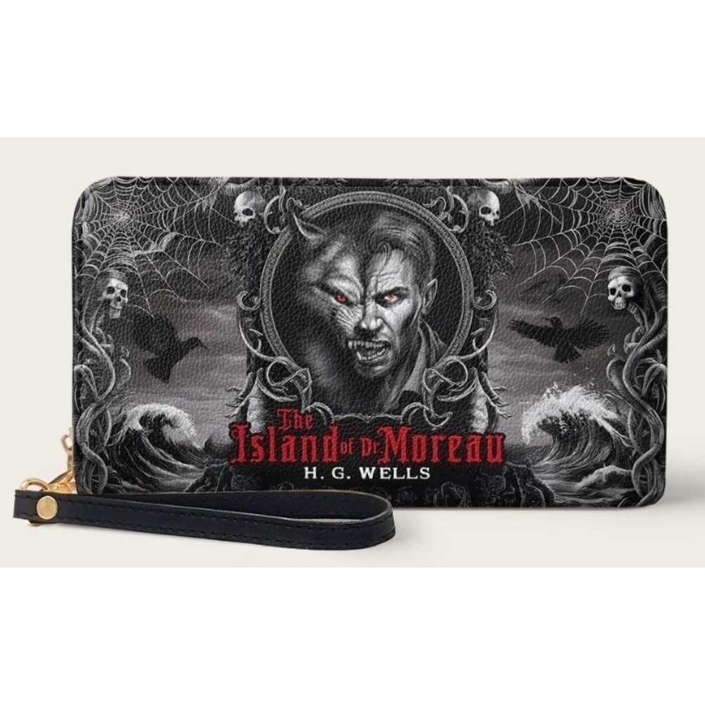 The Island Of Dr Moreau Wallet Horror Goth Halloween New NWT Grunge Emo
